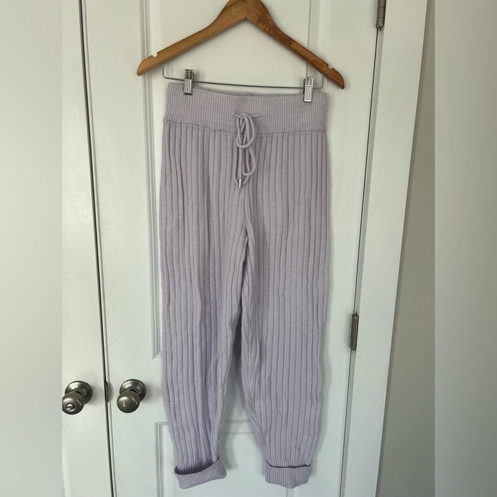 Free People Around the Clock knit jogger pants